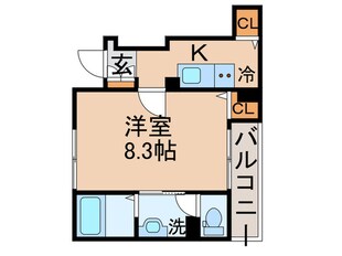 カレント六笠の物件間取画像